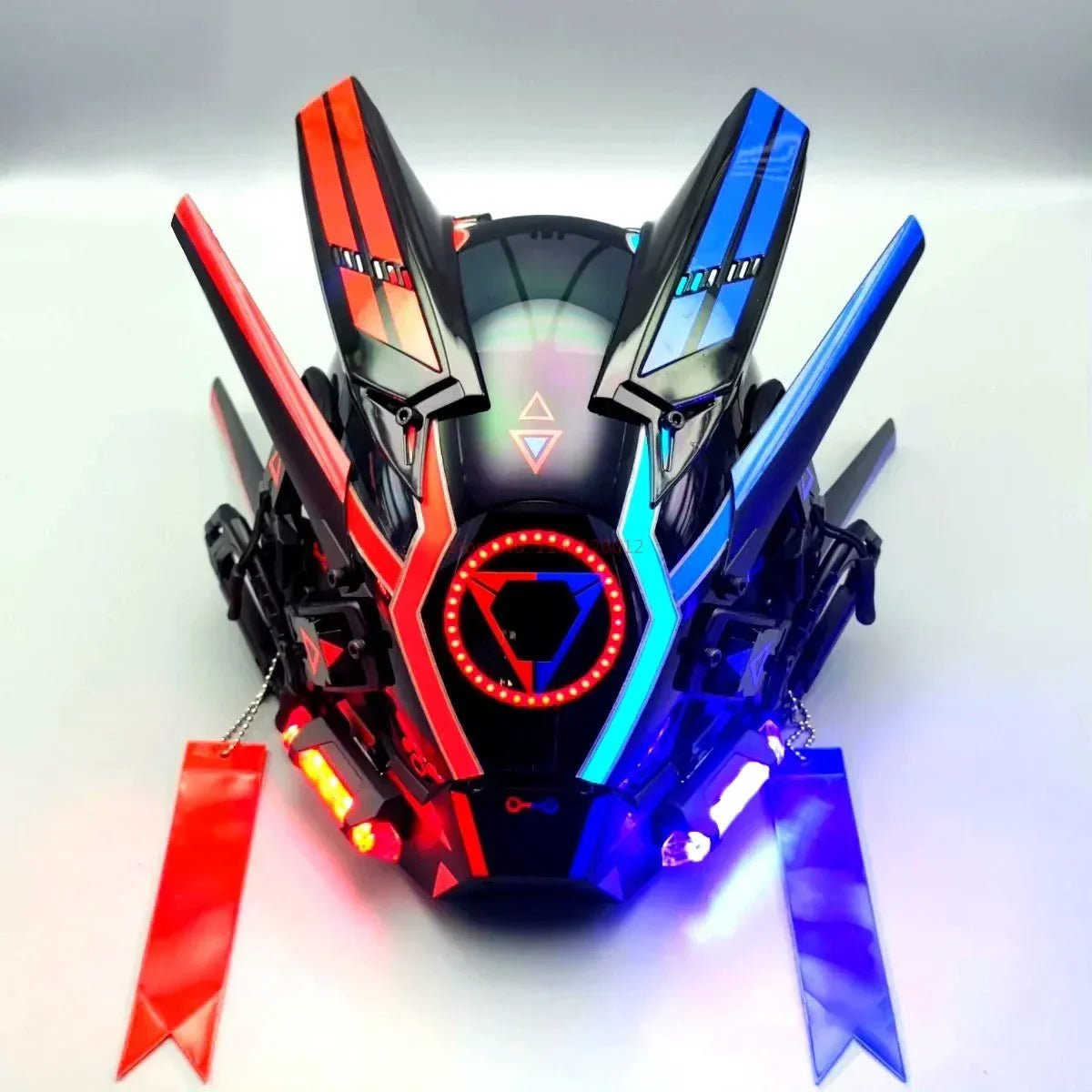 Cyberpunk Helmet Shinobi Mask: Robot Samurai Armor with LED Light - Homebound Essentials