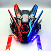 Cyberpunk Helmet Shinobi Mask: Robot Samurai Armor with LED Light - Homebound Essentials