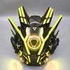 Cyberpunk Helmet Shinobi Mask: Robot Samurai Armor with LED Light - Homebound Essentials