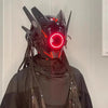 Cyberpunk Helmet Shinobi Mask: Robot Samurai Armor with LED Light - Homebound Essentials