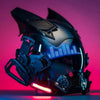 Cyberpunk Helmet Shinobi Mask: Robot Samurai Armor with LED Light - Homebound Essentials