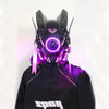 Cyberpunk Helmet Shinobi Mask: Robot Samurai Armor with LED Light - Homebound Essentials