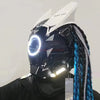 Cyberpunk Helmet Shinobi Mask: Robot Samurai Armor with LED Light - Homebound Essentials