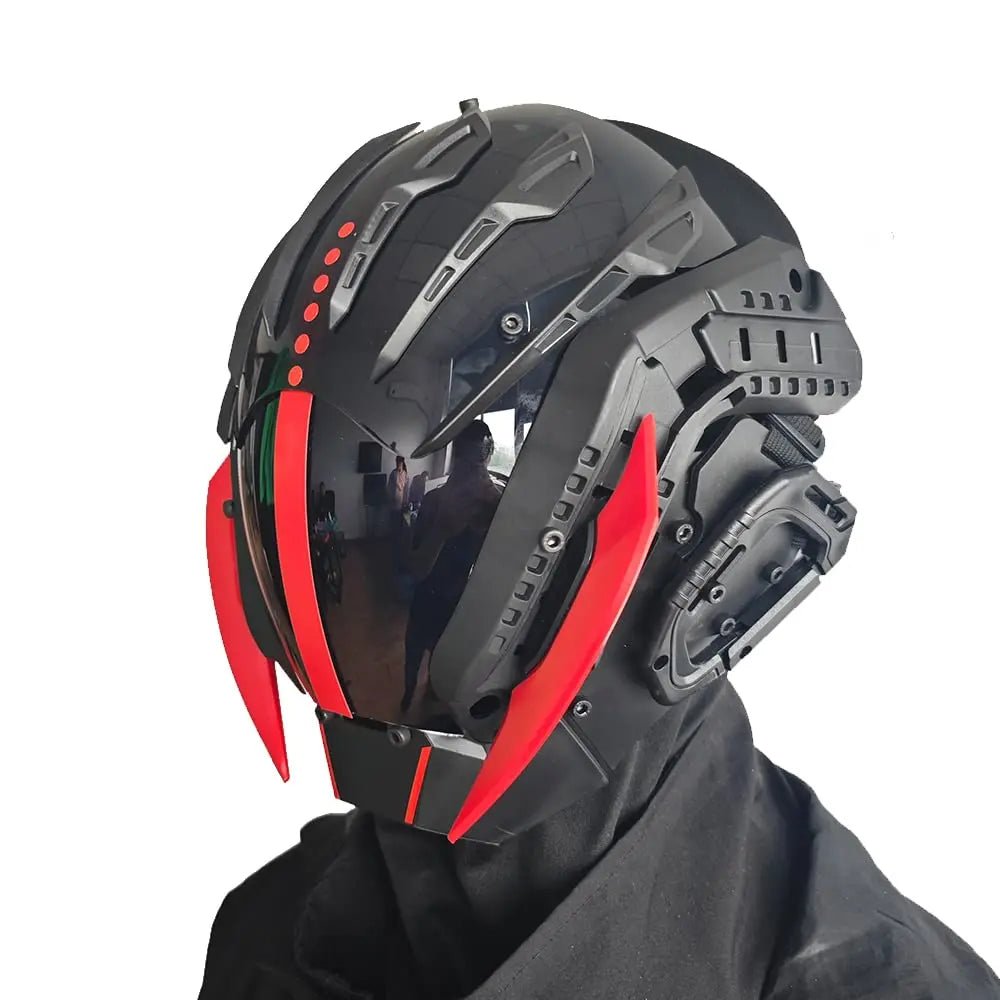 CyberPunk Mask for Men: Cosplay Samurai Mask for Halloween & Music Festivals - Homebound Essentials