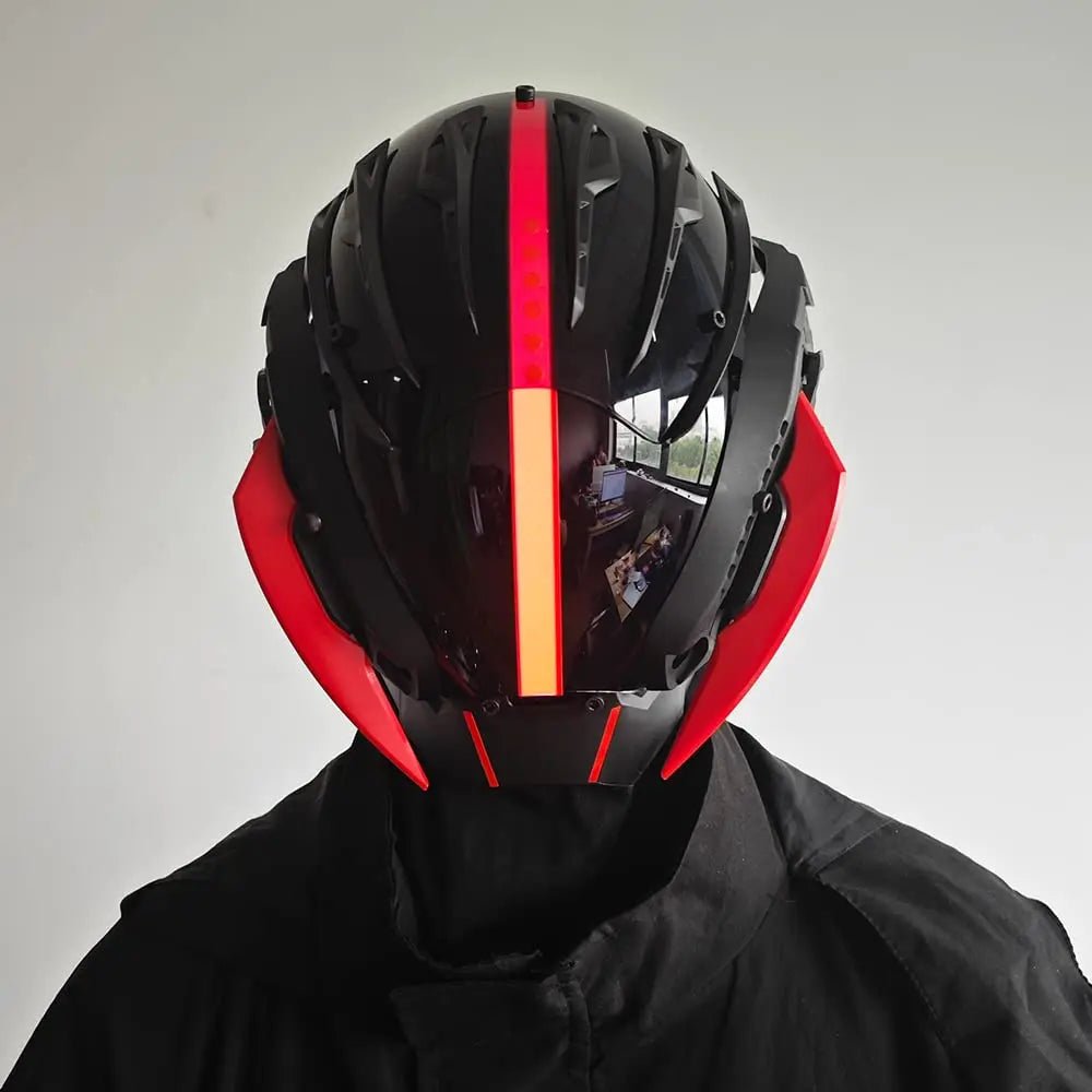 CyberPunk Mask for Men: Cosplay Samurai Mask for Halloween & Music Festivals - Homebound Essentials