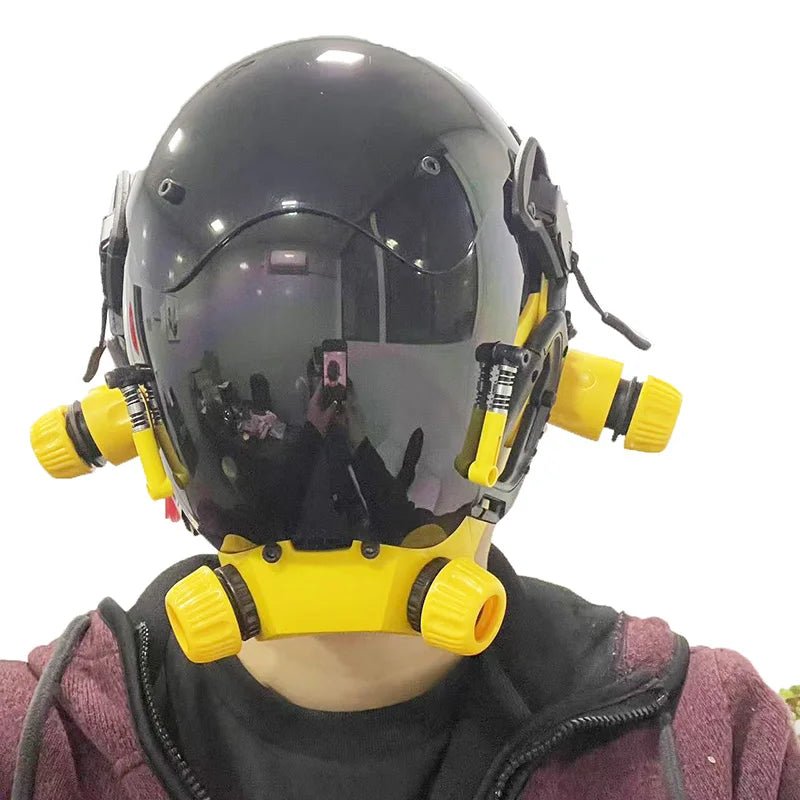 Cyberpunk Mask: Robocop - Style Futuristic Standard Model for Cosplay & Parties - Homebound Essentials