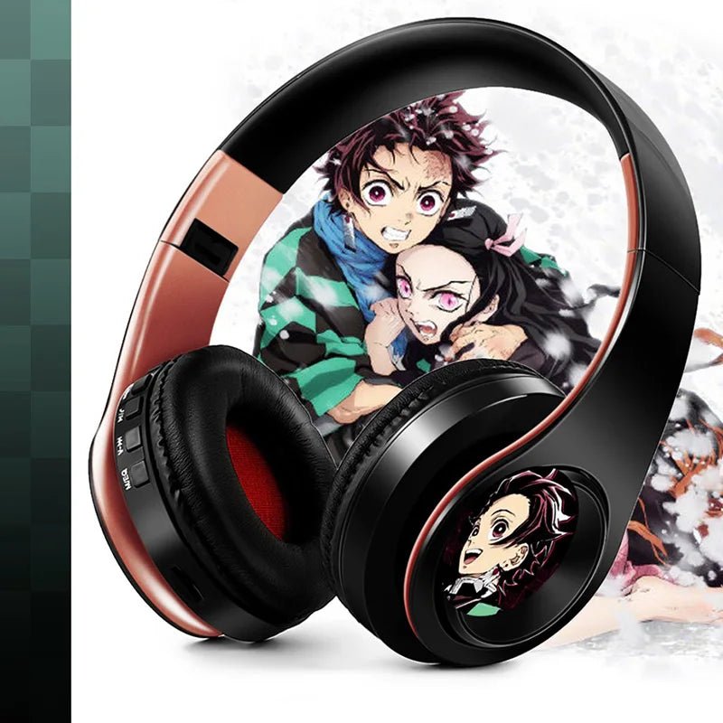 Demon Slayer Kamado Tanjirou Bluetooth Cosplay Headset - Homebound Essentials