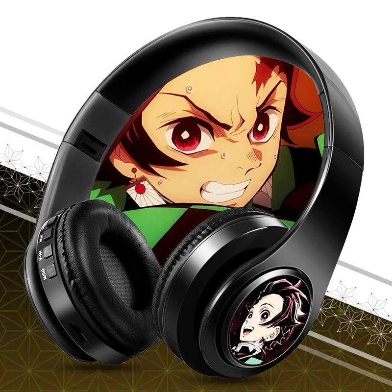 Demon Slayer Kamado Tanjirou Bluetooth Cosplay Headset - Homebound Essentials