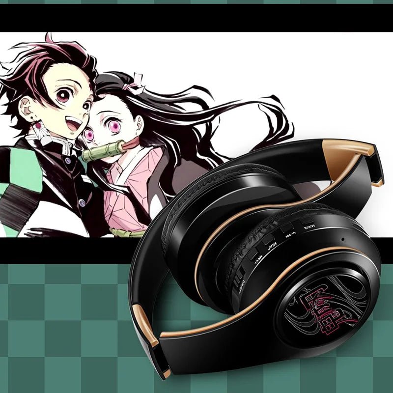 Demon Slayer Kamado Tanjirou Bluetooth Cosplay Headset - Homebound Essentials
