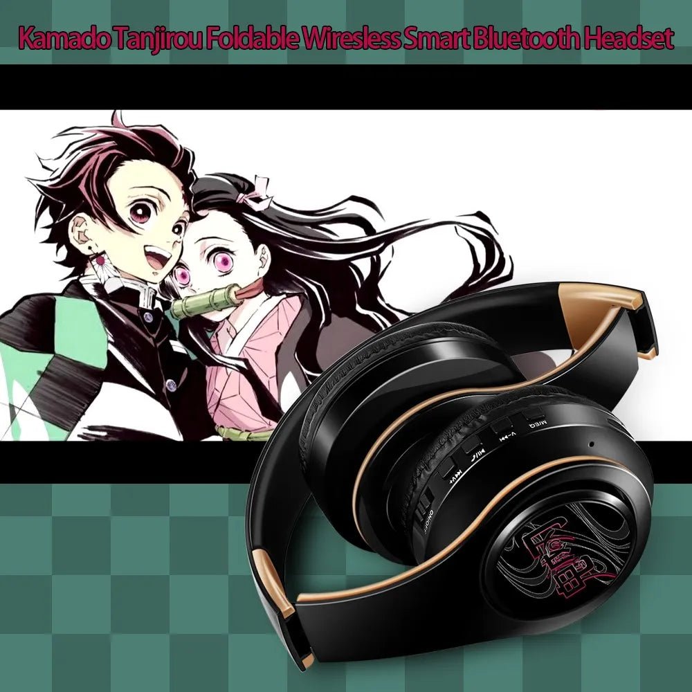 Demon Slayer Kamado Tanjirou Bluetooth Cosplay Headset - Homebound Essentials
