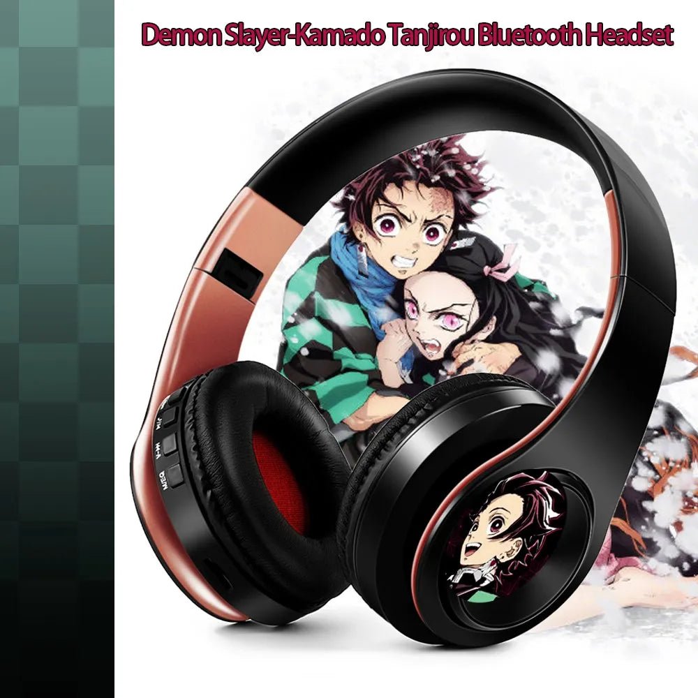 Demon Slayer Kamado Tanjirou Bluetooth Cosplay Headset - Homebound Essentials