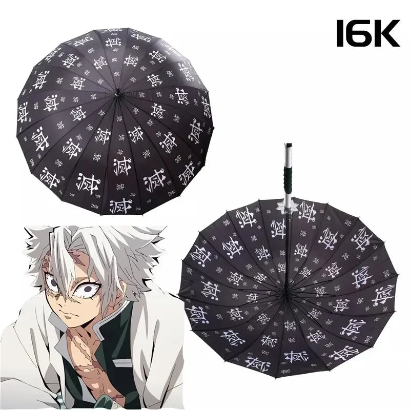 Demon Slayer Katana Handle Umbrella: Tanjirou, Shinobu, and More - Homebound Essentials
