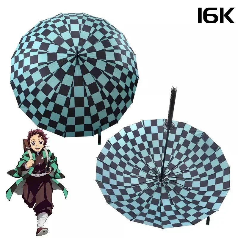 Demon Slayer Katana Handle Umbrella: Tanjirou, Shinobu, and More - Homebound Essentials