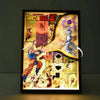 Dragon Ball Goku vs Frieza 3D Wall Metal Frame Light Painting - Homebound Essentials