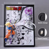 Dragon Ball Goku vs Frieza 3D Wall Metal Frame Light Painting - Homebound Essentials