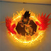 Dragon Ball Z Action Figure - Son Goku Super Saiyan Kamehameha with LED Light, 12cm Toy - Homebound Essentials