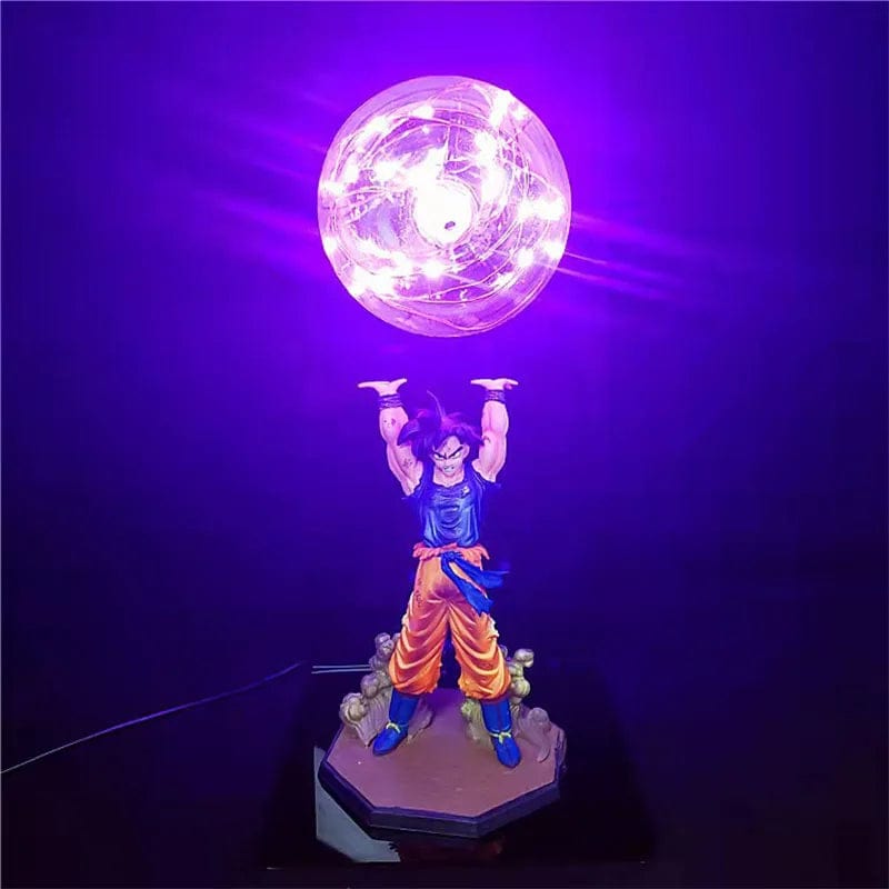 Dragon Ball Z Son Goku Action Figures: DIY Lamp Figure with Strength Bombs LED, Bedroom Decorative Collection Toys - Homebound Essentials