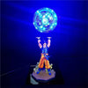 Dragon Ball Z Son Goku Action Figures: DIY Lamp Figure with Strength Bombs LED, Bedroom Decorative Collection Toys - Homebound Essentials