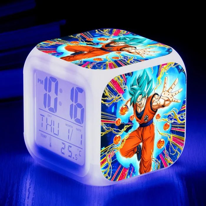 Dragon Ball Z Super Saiyan Alarm Clock Figures - Homebound Essentials