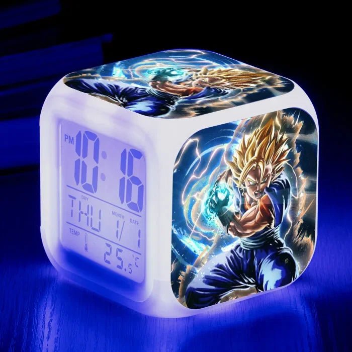 Dragon Ball Z Super Saiyan Alarm Clock Figures - Homebound Essentials