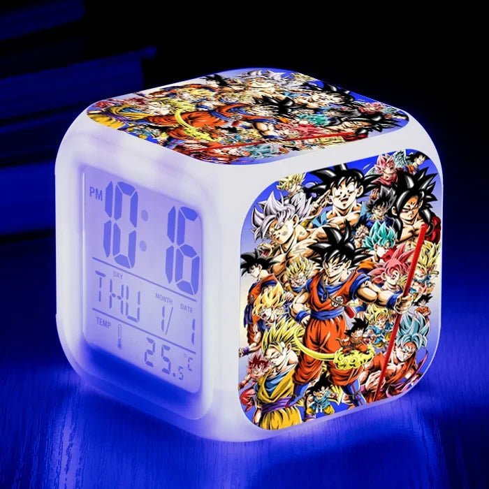 Dragon Ball Z Super Saiyan Alarm Clock Figures - Homebound Essentials