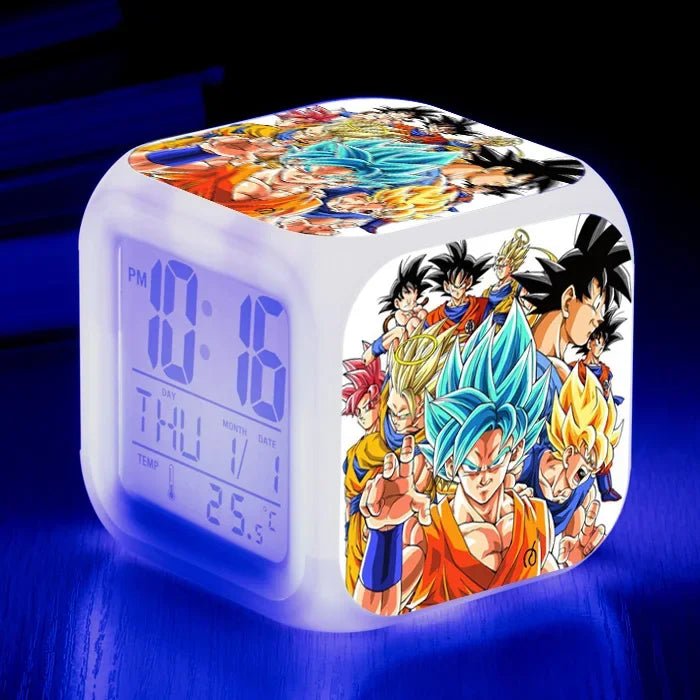Dragon Ball Z Super Saiyan Alarm Clock Figures - Homebound Essentials