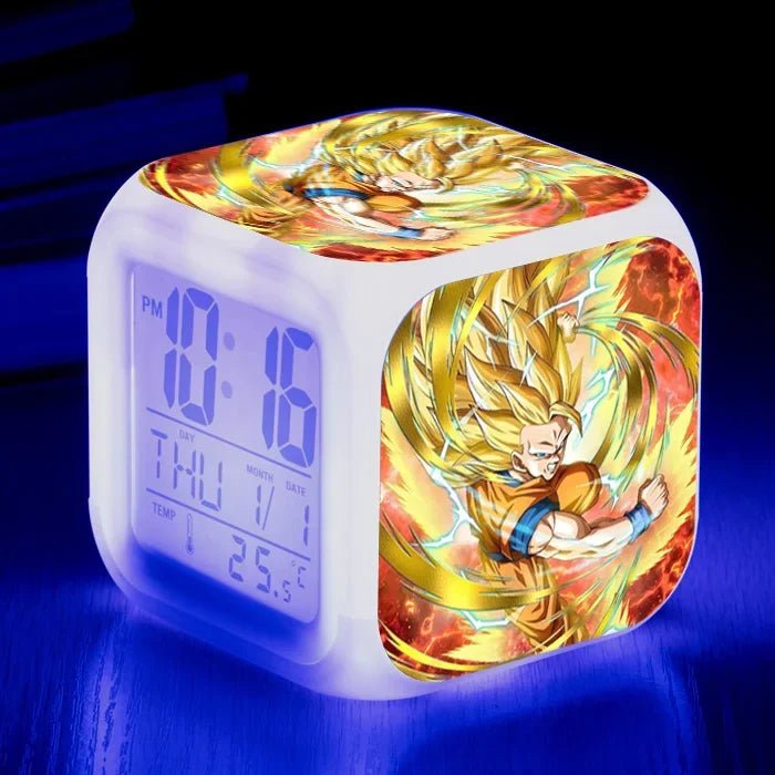 Dragon Ball Z Super Saiyan Alarm Clock Figures - Homebound Essentials