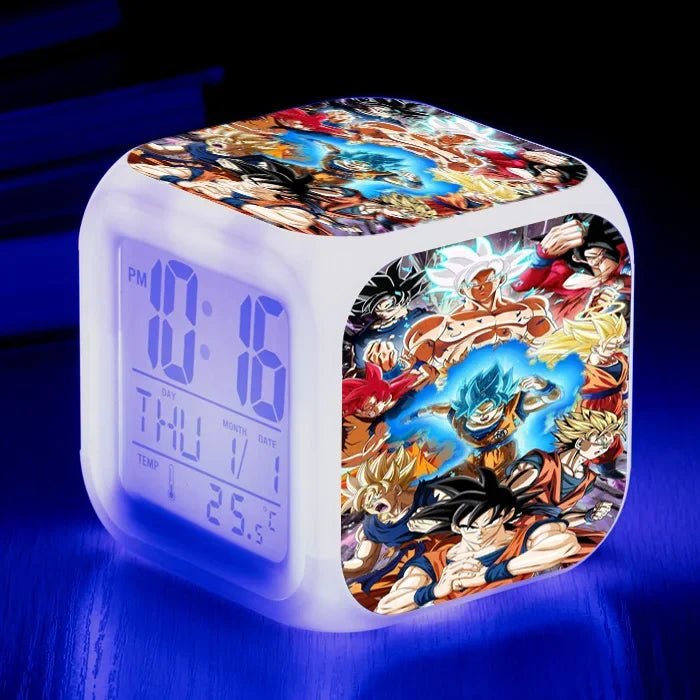Dragon Ball Z Super Saiyan Alarm Clock Figures - Homebound Essentials