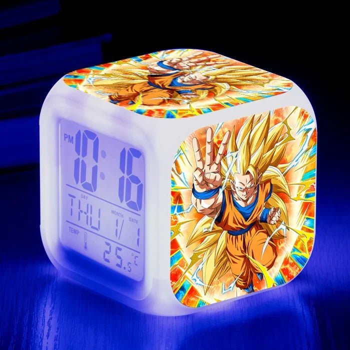 Dragon Ball Z Super Saiyan Alarm Clock Figures - Homebound Essentials