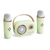 EchoVibe Bluetooth Karaoke Speaker: Bluetooth Karaoke Speaker with 1 - 2 Wireless Microphones | TF Card, FM Radio, HiFi Bass, Hands - Free Calls - Homebound Essentials