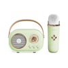 EchoVibe Bluetooth Karaoke Speaker: Bluetooth Karaoke Speaker with 1 - 2 Wireless Microphones | TF Card, FM Radio, HiFi Bass, Hands - Free Calls - Homebound Essentials