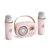 EchoVibe Bluetooth Karaoke Speaker: Bluetooth Karaoke Speaker with 1 - 2 Wireless Microphones | TF Card, FM Radio, HiFi Bass, Hands - Free Calls - Homebound Essentials