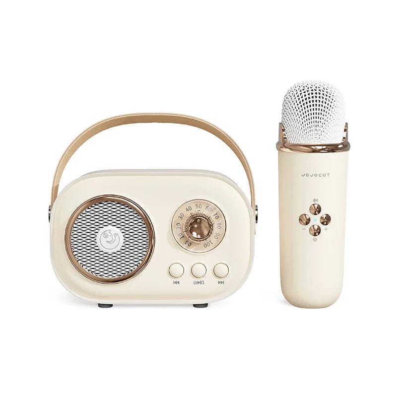 EchoVibe Bluetooth Karaoke Speaker: Bluetooth Karaoke Speaker with 1 - 2 Wireless Microphones | TF Card, FM Radio, HiFi Bass, Hands - Free Calls - Homebound Essentials