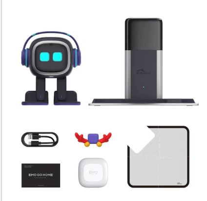 Emo Intelligent AI Robot Pet - Smart Voice - Controlled Desktop Companion - Homebound Essentials