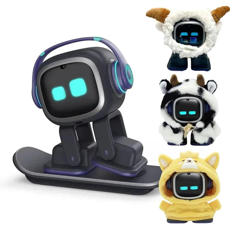 Emo Intelligent Robot Pet Clothes: AI Sound Player & Electronic Desktop Companion Accessories - Homebound Essentials