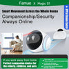 Famue S1 Home Monitoring Robot | APP Control & Two - Way Talk | Care for Elderly/Child & Pet | Photo/Video & Playback UP to 512G - Homebound Essentials