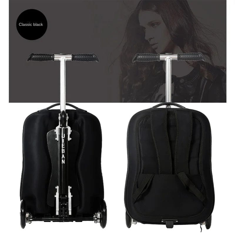 FlexPack Detachable Scooter Suitcase: 20 Inch Detachable Scooter Backpack | Multi - Functional Boarding Suitcase - Homebound Essentials