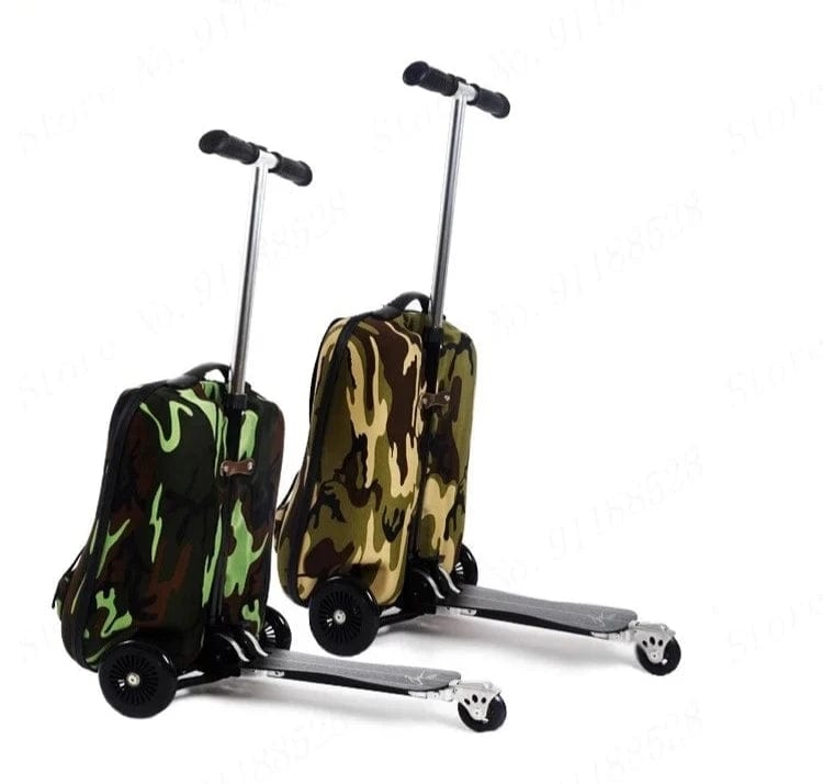 FlexPack Detachable Scooter Suitcase: 20 Inch Detachable Scooter Backpack | Multi - Functional Boarding Suitcase - Homebound Essentials