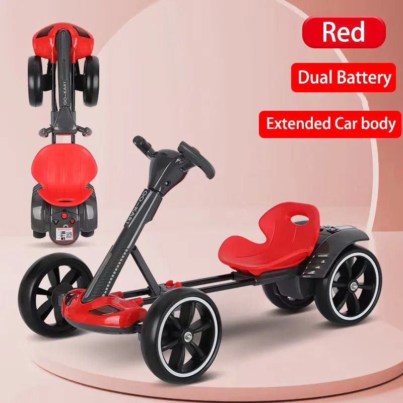 Foldable Electric Four - Wheeled Kart: Portable, Lightweight, and Ready to Ride - Homebound Essentials