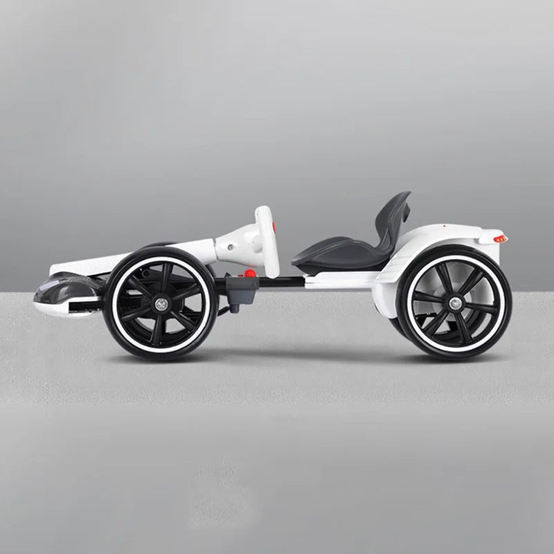 Foldable Electric Four - Wheeled Kart: Portable, Lightweight, and Ready to Ride - Homebound Essentials