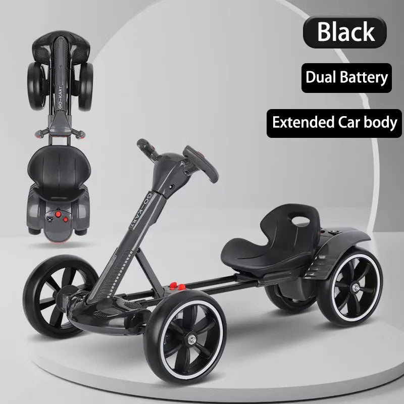 Foldable Electric Four - Wheeled Kart: Portable, Lightweight, and Ready to Ride - Homebound Essentials