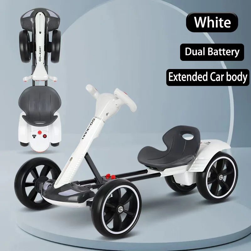 Foldable Electric Four - Wheeled Kart: Portable, Lightweight, and Ready to Ride - Homebound Essentials