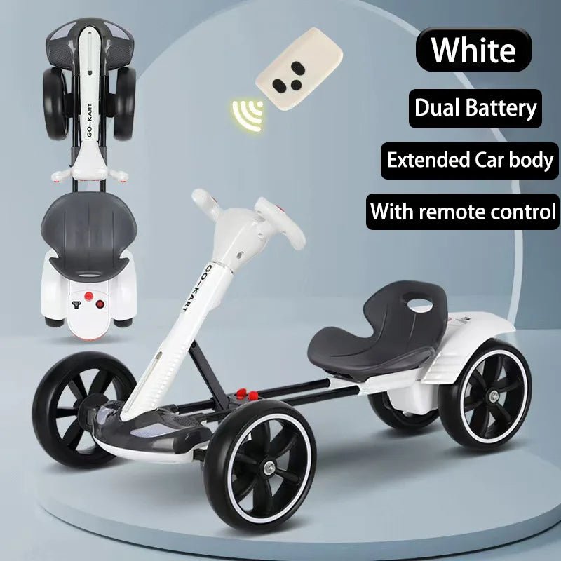 Foldable Electric Four - Wheeled Kart: Portable, Lightweight, and Ready to Ride - Homebound Essentials