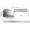 Forged Bone Cutting Knife - Special Knife for Bone Chopping, Thickened and Weighted - Homebound Essentials