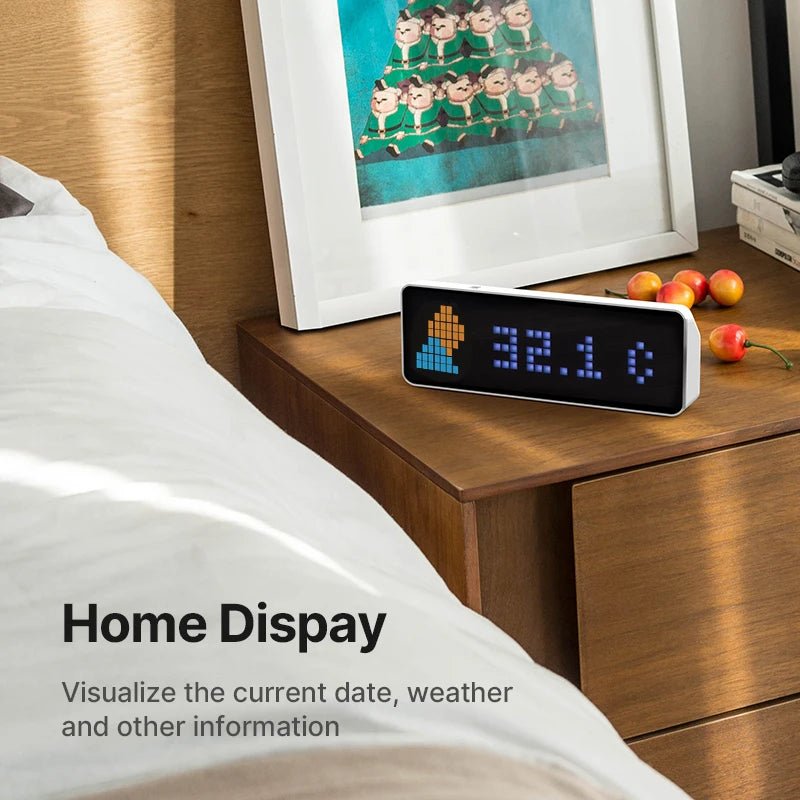 Full Color Ulanzi TC001 Smart Pixel LED Clock - Homebound Essentials