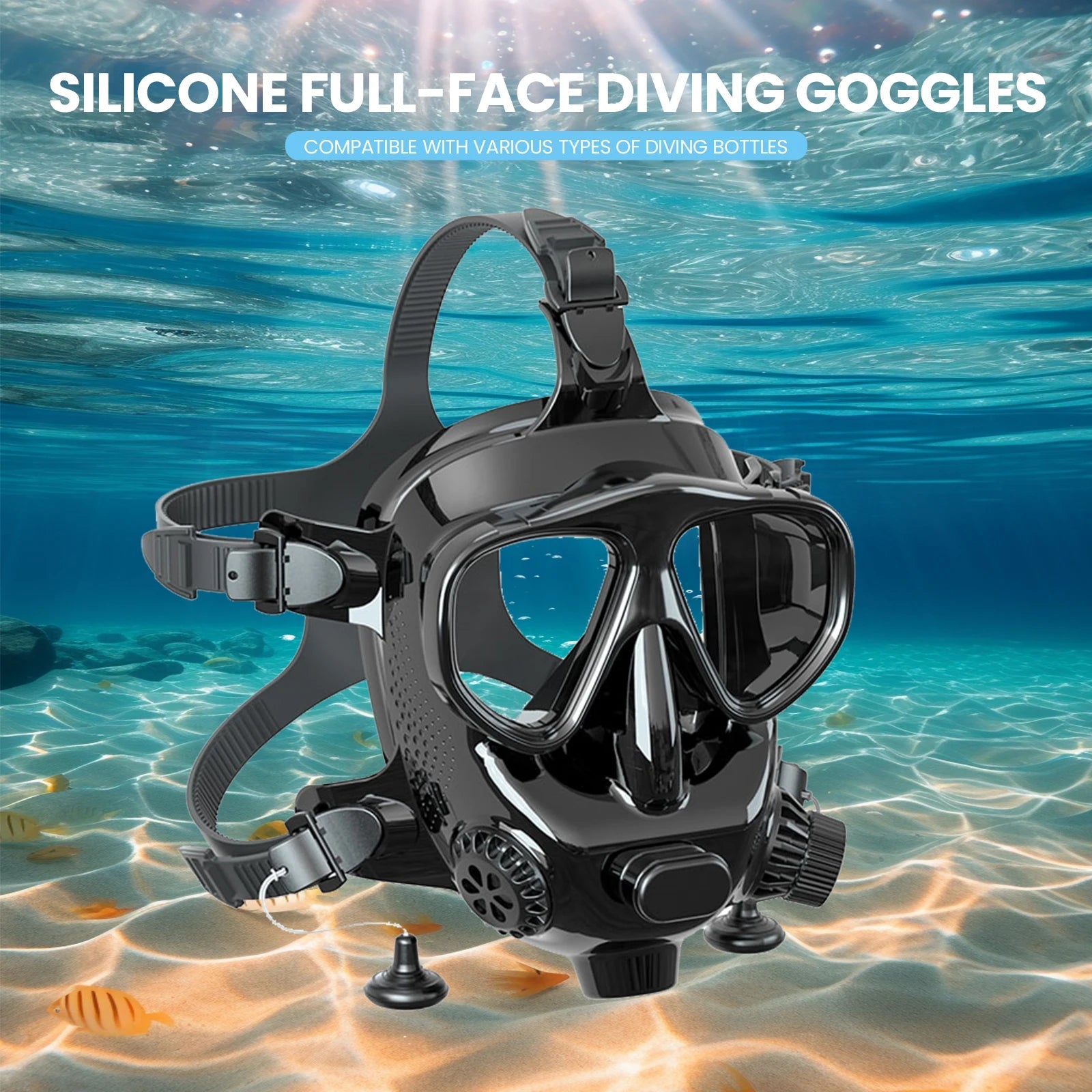 Full Face Diving Mask with Camera Mount - Homebound Essentials