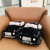 Fun & Fuzzy Car Shape Plush Slippers - Homebound Essentials