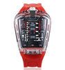 GhostTime Men's Hollow Skeleton Quartz Watch - Cool Silicone Bracelet Relogio - Homebound Essentials