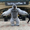 Gorilla Inflatable Costume Mascot: Adult Plush Furry Animal Halloween & Carnival Dress - Homebound Essentials