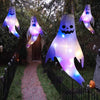 Halloween LED Large Outdoor Hanging Ghost Lights - Homebound Essentials